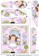 Rose Cottage Girlz - Fan Pyramage Topper