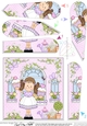 Rose Cottage Girlz - Fan Pyramage Topper
