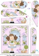 Rose Cottage Girlz - Fan Pyramage Topper