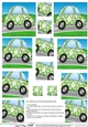 Funky Floral Car - Twisted Pyramage sheet