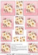 A Touch of Elegance Flowers, Pearls and Lace Pyramage sheet