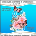 Birdcage, Flowers & Butterflies - CU4CU Digital Clip Art Set