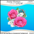Pretty Flowers - CU4CU Digital Clip Art Set