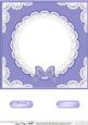 8 x 8 Pearls and Lace Card Fronts