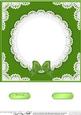 8 x 8 Pearls and Lace Card Fronts