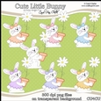Cute Little Bunny - CU4CU Digital Clip Art Set