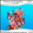 Pretty Flowers & Butterflies - CU4CU Digital Clip Art Set