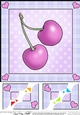 Cherries Sweet Treats - 8 x 8 Scalloped Corner Topper
