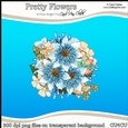 Pretty Flowers - CU4CU Digital Clip Art Set