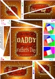 To a Special Daddy With Love on Fathers Day - Beer Twisted Spiral Side Stacker