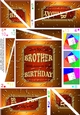 To a Special Brother With Love on Your Birthday - Beer Twisted Spiral Side Stacker