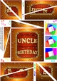 To a Special Uncle With Love on Your Birthday - Beer Twisted Spiral Side Stacker