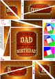 To a Special Dad With Love on Your Birthday - Beer Twisted Spiral Side Stacker