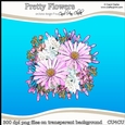 Pretty Flowers - CU4CU Digital Clip Art Set