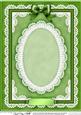 A4 Pearls, Lace and Ribbon Plain Card Base