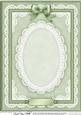 A4 Pearls, Lace and Ribbon Plain Card Base