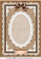 A4 Pearls, Lace and Ribbon Plain Card Base