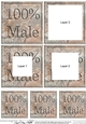 100% Male Set in Stone Tunnel Topper