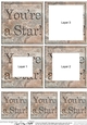 Youre a Star! Set in Stone Tunnel Topper