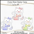 Cute Baby Cats - CU4CU Digital Clip Art Set