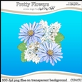 Pretty Flowers - CU4CU Digital Clip Art Set