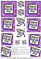 Happy Birthday - Twisted Pyramage sheet