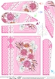 A Touch of Elegance Flowers, Lace & Pearls Fan Pyramage Topper