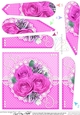 A Touch of Elegance Flowers, Lace & Pearls Fan Pyramage Topper