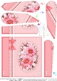 A Touch of Elegance Flowers, Lace & Pearls Fan Pyramage Topper