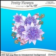 Pretty Flowers - CU4CU Digital Clip Art Set