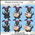 Maisie Scottie Dog - CU4CU Digital Clip Art Set