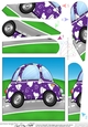 Funky Love Bug Car - Fan Pyramage Topper