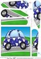 Funky Love Bug Car - Fan Pyramage Topper