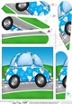 Funky Love Bug Car - Fan Pyramage Topper