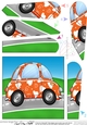 Funky Love Bug Car - Fan Pyramage Topper
