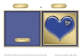 Romantic Enamel Heart - Cut and Fold Card 
