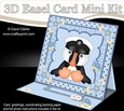3D Easel Card Mini Kit - Cute Little Puffin