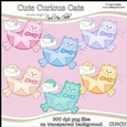 Curious Cats - CU4CU Digital Clip Art Set