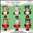 GiGi Horse - CU4CU Digital Clip Art Set