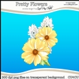 Pretty Flowers - CU4CU Digital Clip Art Set