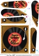 Happy Birthday 60 Today! Vinyl Record - Fan Pyramage Topper