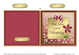 Floral Elegance Birthday - Cut and Fold Card