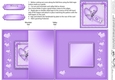 Romantic Love Heart - No-Hole Fold Back Card