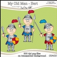 My Old Man Bert! - CU4CU Digital Clip Art Set