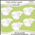 Cute Little Lamb - CU4CU Digital Clip Art Set