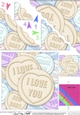 I Love You Sweet Heart - Scalloped Corner Stacker