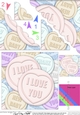 I Love You Sweet Heart - Scalloped Corner Stacker