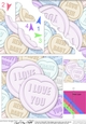 I Love You Sweet Heart - Scalloped Corner Stacker