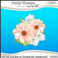 Pretty Flowers - CU4CU Digital Clip Art Set