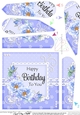 A Touch of Elegance Flowers, Pearls and Lace Fan Pyramage Topper